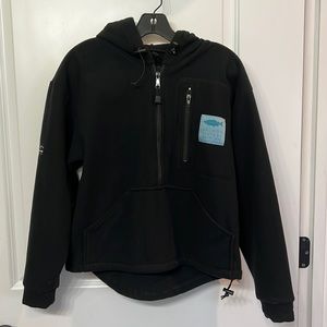 Salmon sisters Aleutian fleece hoodie XS